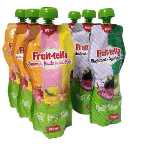 Fruit-tella Blackcurrant & Apple Juice + Summer Fruit Juice Drink 330ml Pouch - Picture 6 of 13