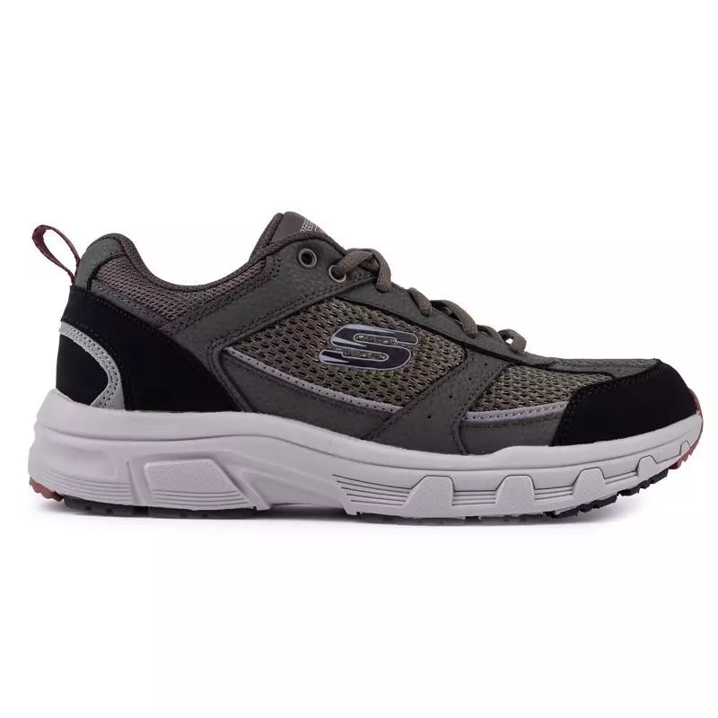 SKECHERS Mens Oak Canyon Running Style Trainers Green