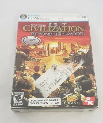 Sid Meier's Civilization IV: Beyond the Sword (PC, 2007) Expansion