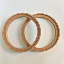 2 Pcs 6" Inch 178mm MDF Speaker Ring Speaker Mounting Spacer Rings With Bezel