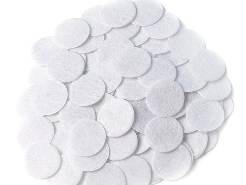 Craft DIY Felt Pads Round Fabric Pads White Patches Arts Craft 15-50mm Free Ship - Picture 12 of 14