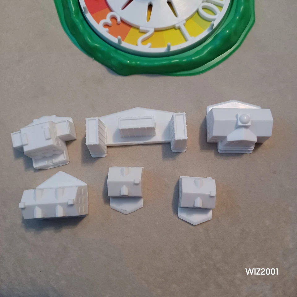 1982 Game Of Life Replacement Wheel 6x Building  Money Insurance Stock Card Etc - Image 3 of 4