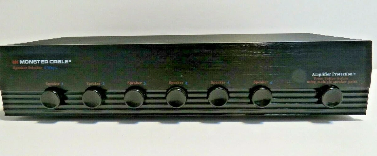 Monster cable speaker selector 6 sale way