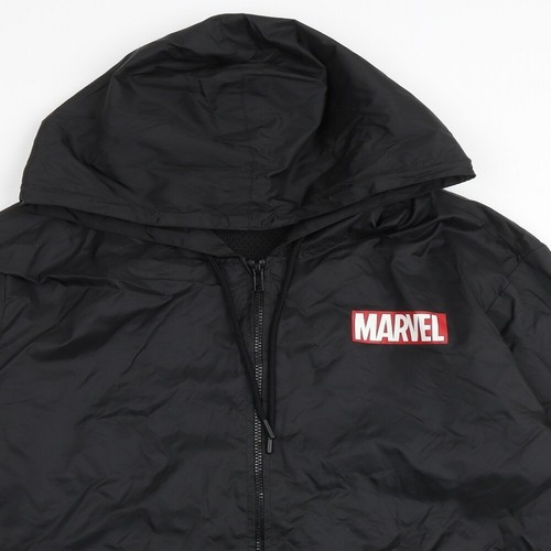 H&M Mens Black Jacket Size M Zip - Marvel - 第 3/10 張圖片