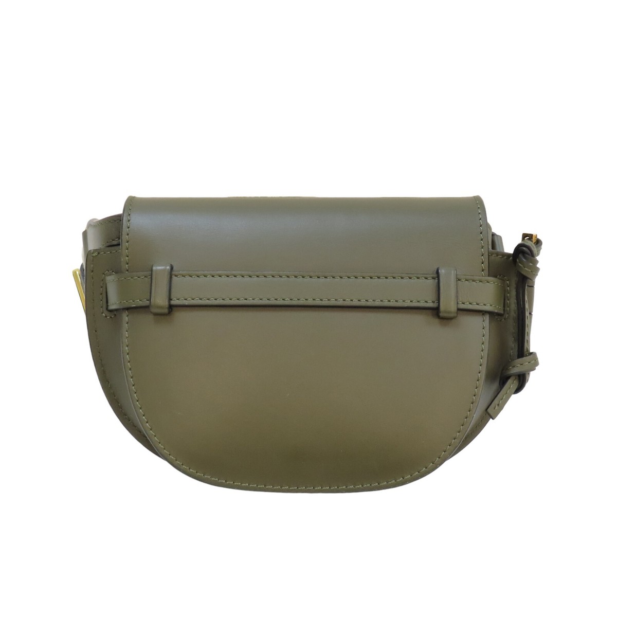 LOEWE セール★ GATE DUAL MINI BAG★GREEN Loewe - Mini Gate Dual Autumn Green Leather Shoulder Bag