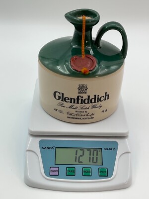 WHISKY GLENFIDDICH PURE MALT SCOTCH WHISKY CERAMIC DECANTER 75cl