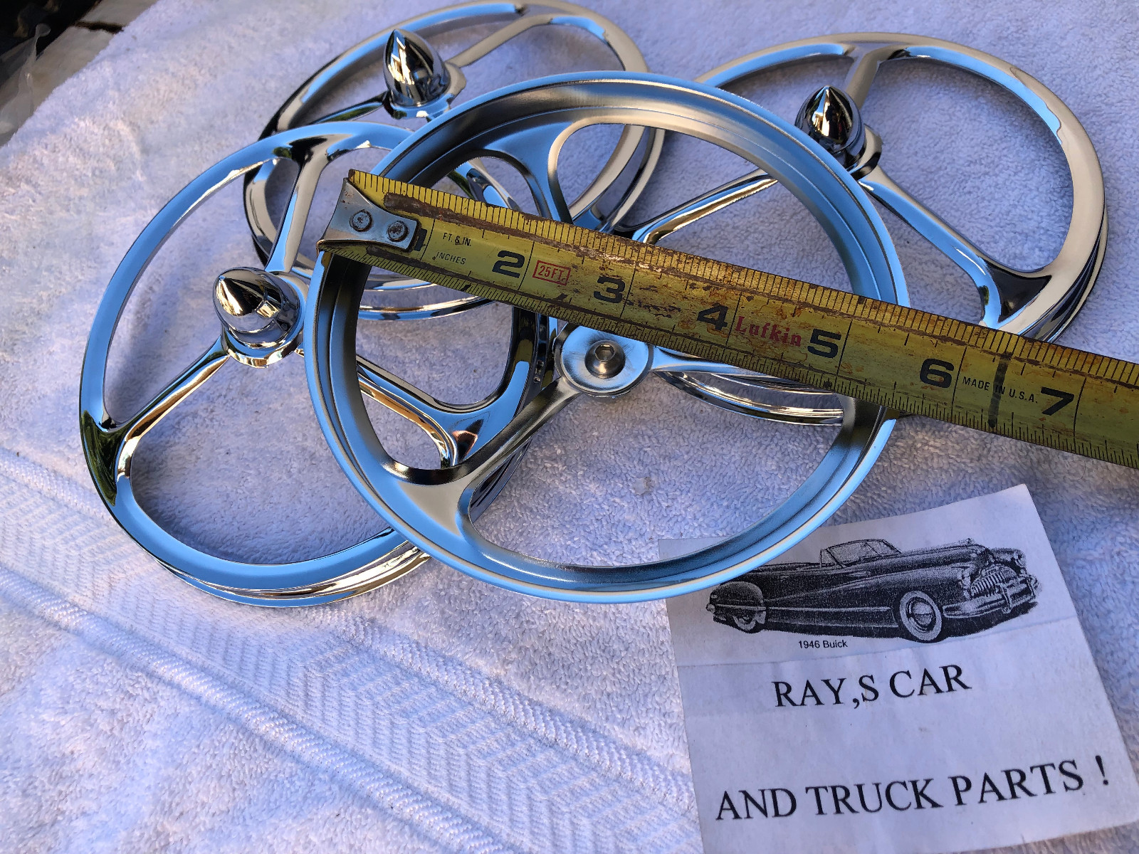 NEW SET OF VINTAGE STYLE BULLET HEAD LIGHT COVERS ! ( WITH 4HEADLIGHTS