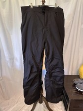 BOULDER GEAR FRONT RANGE Ski / Snow PANTS MEN'S Black  Size Large. Full Zip Leg