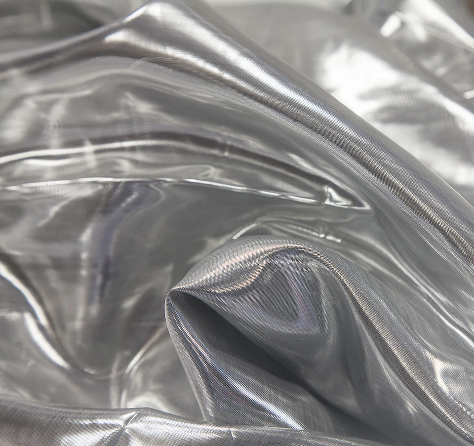 Noël Métallique Tissu Doré / Argent 1.5M Largeur Noël Drapage Décor Artisanat - Photo 1/2