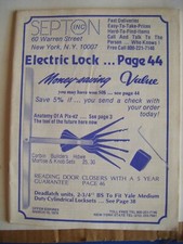 SEPTON LOCKSMITH TOOLS,SUPPLIES CATALOG 1978