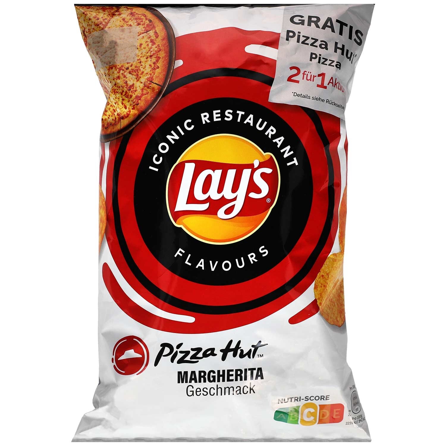 Картофельные чипсы Лайс из ЕВРОПЫ Pizza Hut MARGHERITA Edition 150 г 2290₽
