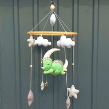 Baby Mobile for Crib Hand Made Baby Mobile Dinosaur Gift Nursery Decor Mobile