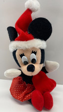 Vintage Applause Disney Minnie Mouse Christmas Holiday 7 in Mini Plush