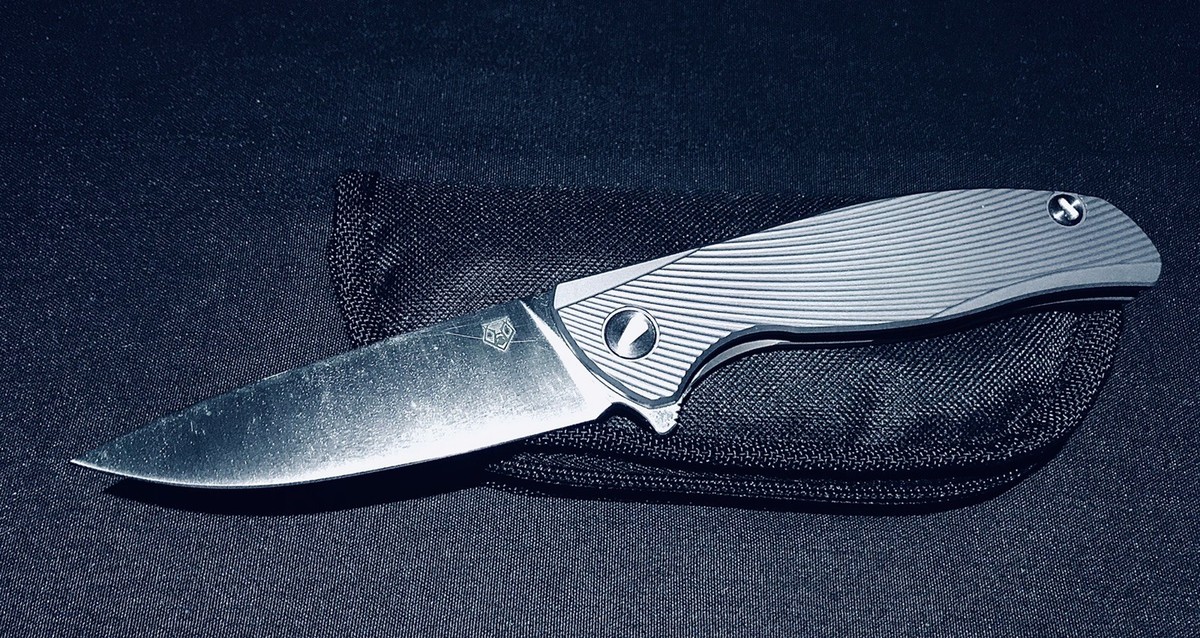 Shirogorov F95 Clone Titanium FrameLock Flipper D2 Steel Blade A+