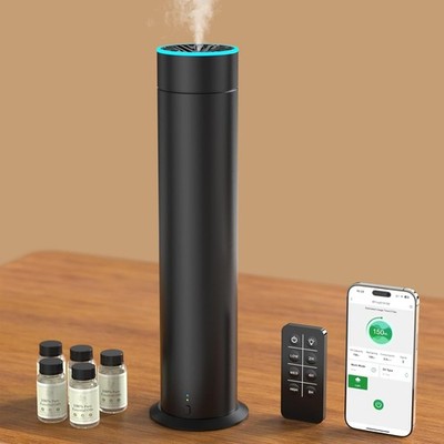 Waterless Diffuser, BraveKoi Waterless Oil Diffuser 150ml Smart Diffusor Abdeckungen