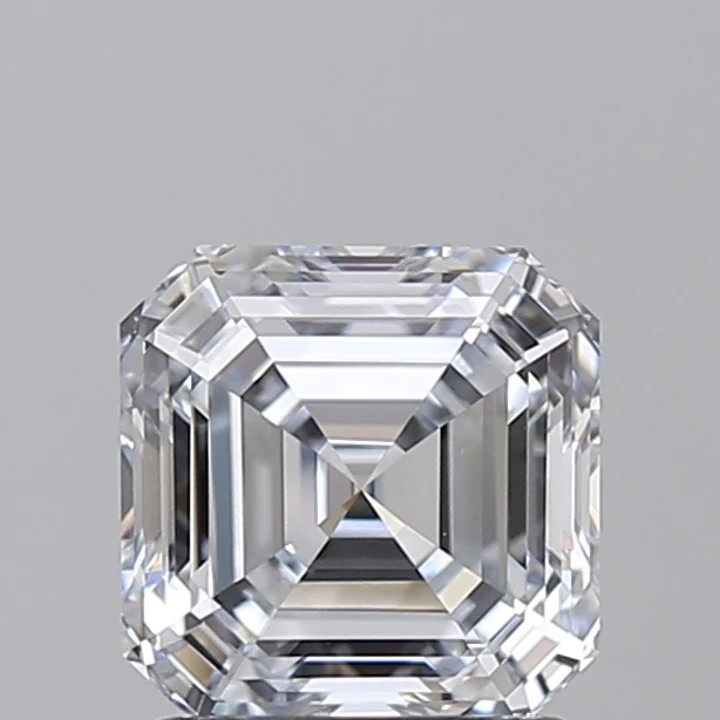 Asscher Cut Lab Grown 3.00 CT IGI Certified Loose Diamond D Color VS1 Clarity