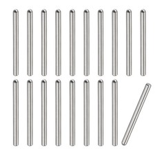 20pcs 2x30mm Dowel Pins Round Head Flat Chamfered End Dowel Pin