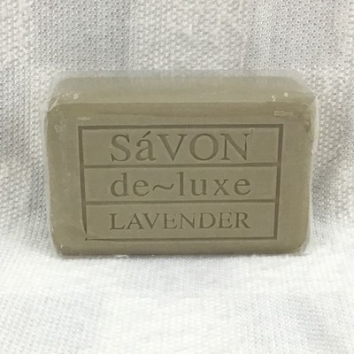 Savon de Luxe Lavender Pure Vegetable & Shea Butter Bar Soap 250g 8.8oz Sealed