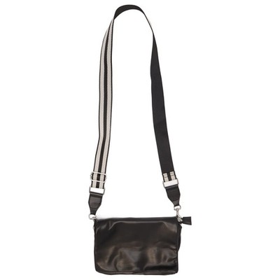 M&S Collection, Umhängetasche, Damen, Schwarz/Weiß, Streifen, 26, 4, 20 cm #sSg