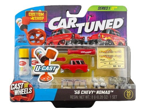 CarTuned Custom Shop Castworks '56 Chevrolet Nomad 1:64 Custom Model Kit 531340 - Picture 2 of 2