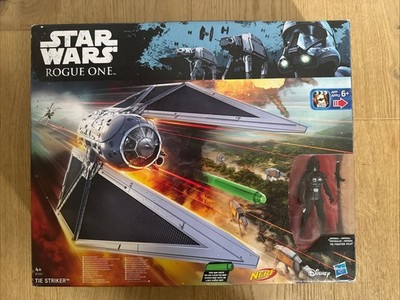 Star Wars Rogue One TIE Striker Hasbro Disney 2016 + Pilot & Nerf - NEU / OVP