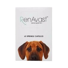 Renavast by AminAvast Kidney Support Capsules for Dogs 1000mg 60 Capsules