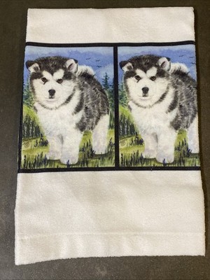 Alaskan Malamute Kitchen Hand Towel