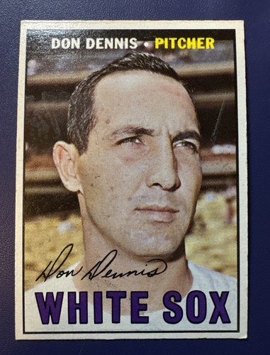 1967 TOPPS #259 DON DENNIS CHICAGO WHITE SOX PITCHER *FREE SHIPPING*