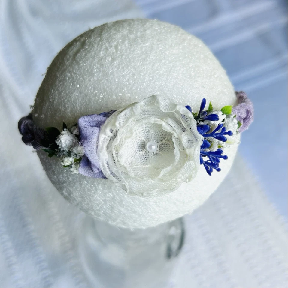 Juego de utilería para fotos recién nacidos almohada y diadema accesorios para fotografía Foto 2 de 3