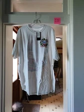 Men's XL White Auto Club 400 Fontana, CA Shirt