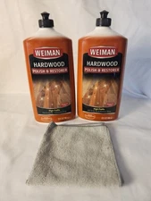 Weiman Wood Floor Polish and Restorer 32 Oz 3PC Bundle - High-Traffic Hardwood F
