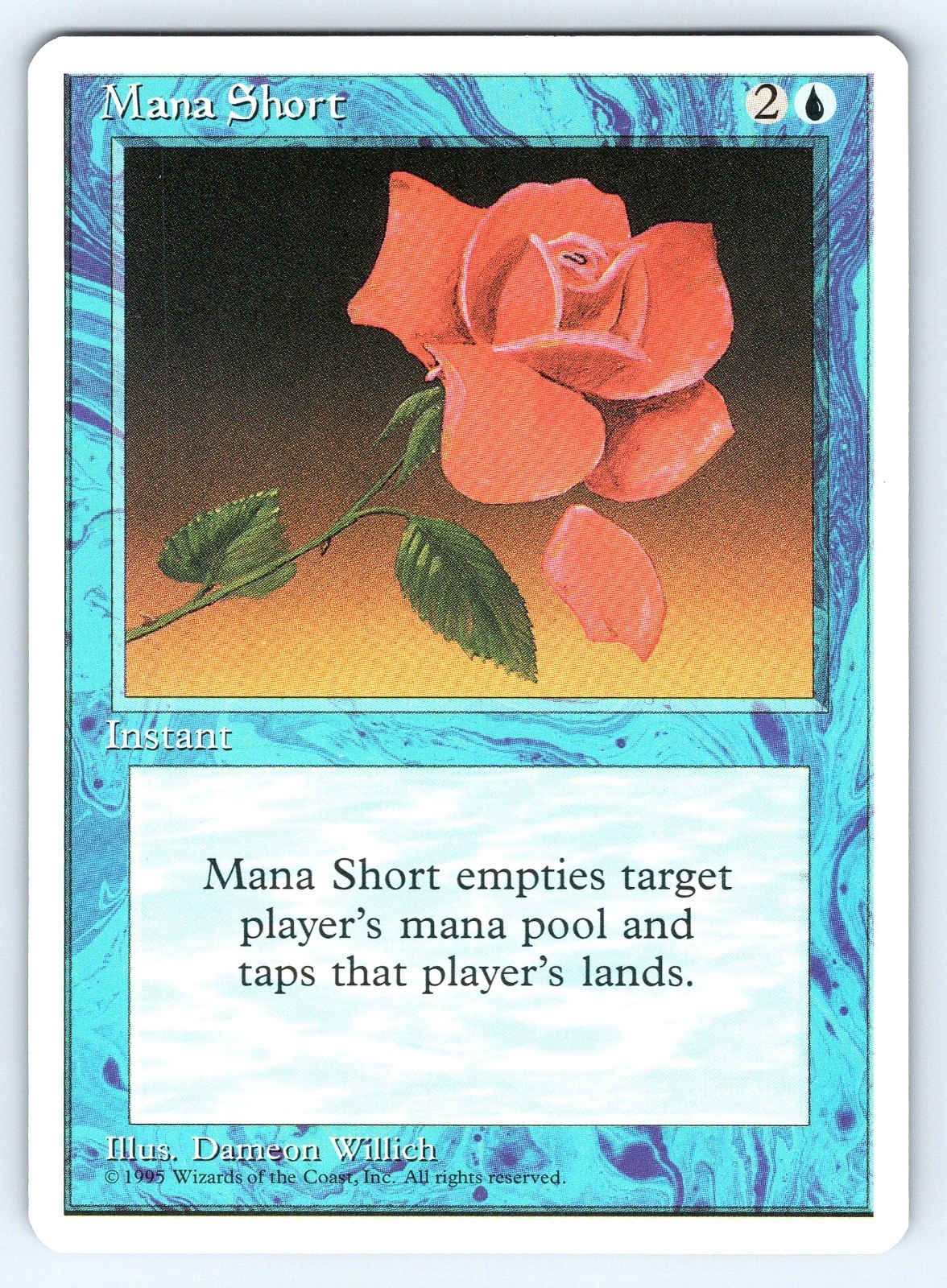 Mana Short R Fourth Edition NM