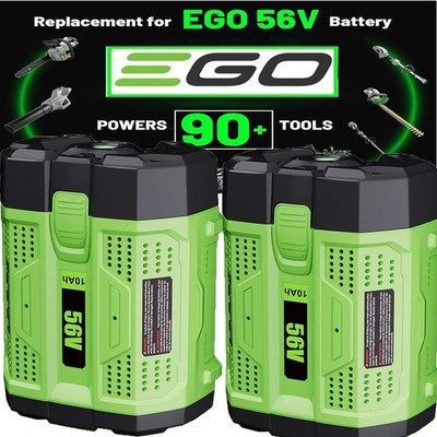 56V 10.0Ah For upgrade EGO BA5600T Power + 56V 12Ah Lithium ion Battery Replace