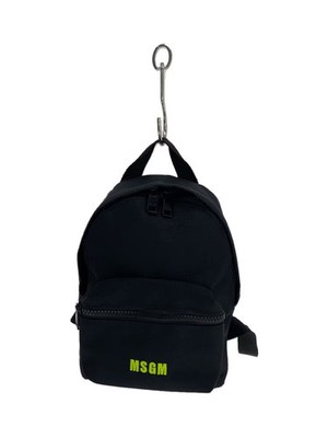 MSGM Mini Logo Backpack Black