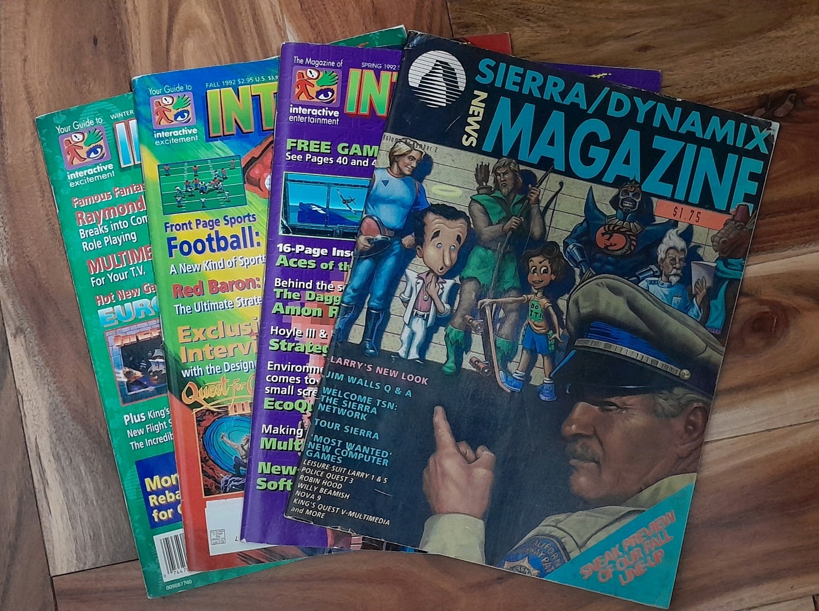 InterAction Magazines - 4 -  1991-1992 - Sierra - Sierra/Dynamix News Vol 1