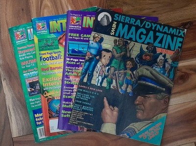 InterAction Magazines -  1991-1992 - Sierra Online PC  Games - Sierra/Dynamix