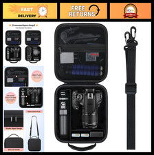 DSLR Camera Case for Canon EOS Rebel T7, R100, R50, R6 Mark II - Black Carrying