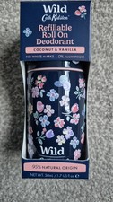 Wild Refillable Cath Kidston Coconut & Vanilla  Roll On Deodorant NEW