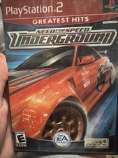 Need for Speed Underground Greatest Hits Sony PlayStation 2 PS2 No Manual Tested