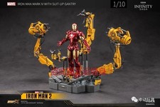 Big sale ZD Toys 1/10 Suit-up Gantry Model Toy& Iron Man MK4 Action Figure Boxed