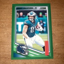 2025 Score Grant Calcaterra Green Parallel 219 Philadelphia Eagles