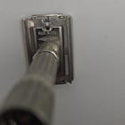 Vintage 1960 Gillette Fatboy F4 Adjustable Safety Razor Set w/ Case & Blades — photo 4