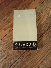 Polaroid Land 4 X 5 Film Holder 500 in Original Box With Instructions