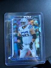 2025 Topps Chrome Quenton Nelson Colts football leather black 09/10