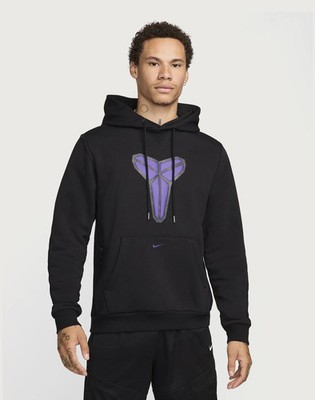 Nike Kobe Dri-FIT Pullover Basketball Hoodie Black Purple Mamba Med $125