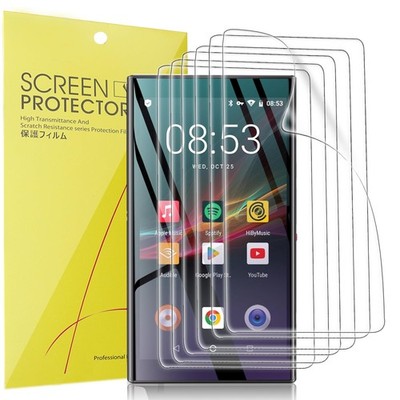 Compatible for PECSU G5 MP3 Player Screen Protector, [6 Pack] Full Coverage T...