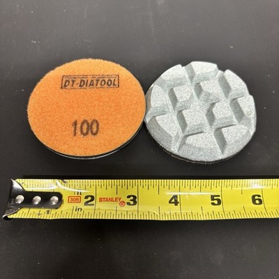 3 Inch Wet/Dry Use Concrete Marble Granite stonework Diamond Polishing 100 Pad