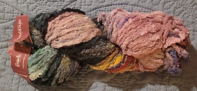 Colinette Enigma yarn in the Venezia 90 colorway.