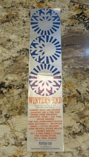 RARE 1970 Grateful Dead/ Winters End Festival Poster