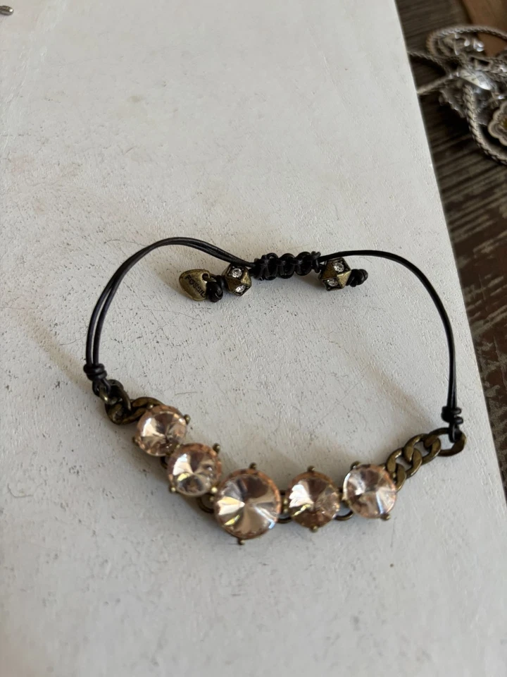 5 Designer Bracelets Fossil Citizen Avon Gingersnaps and JCM CZ - Image 2 of 4